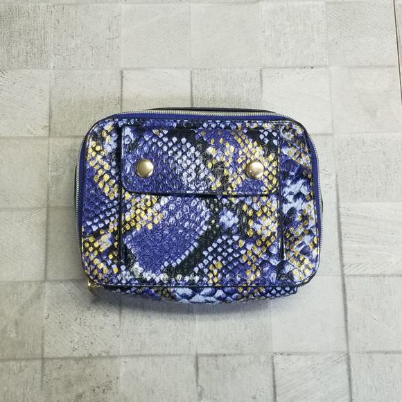 Estee Lauder Makeup Case Snake Skin Feel - Picture 1 of 5